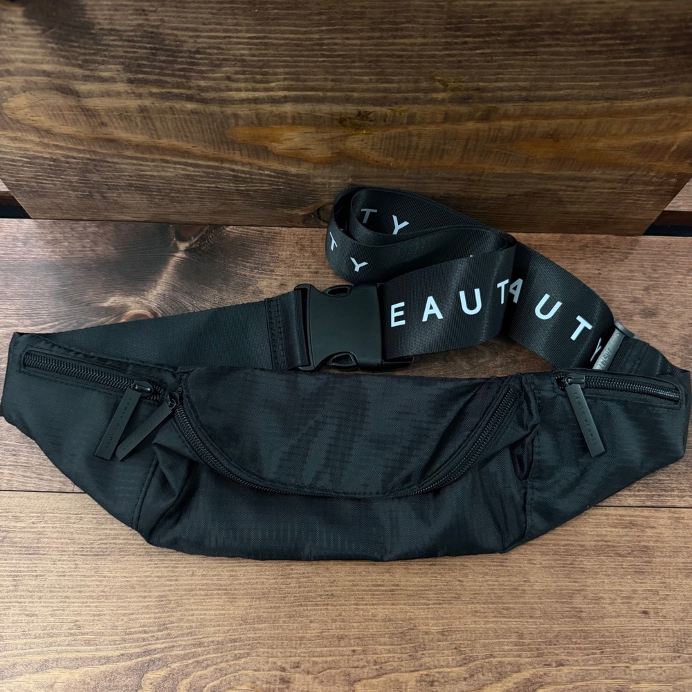 Fenty Beauty Rihanna‎ Blk Ripstop Belt Bag Fanny Pack Waist Bag Adjustable Strap